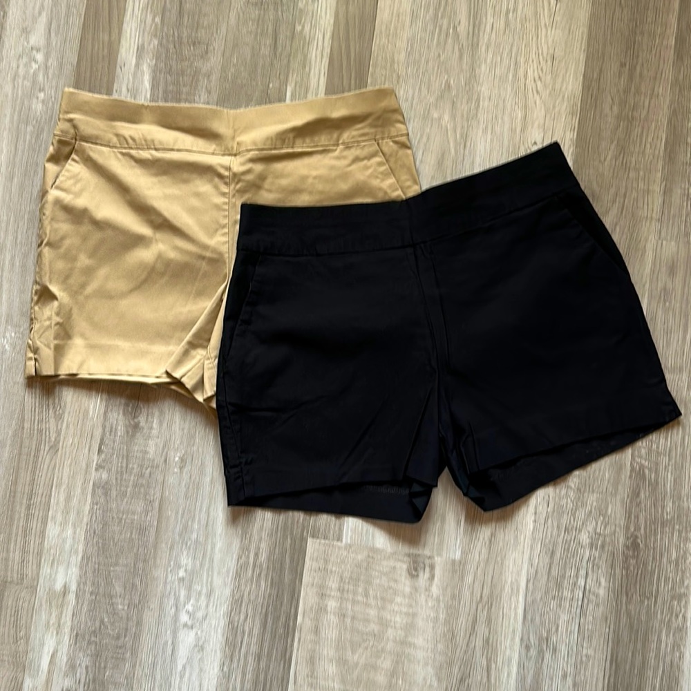 2 pairs of dressier shorts.